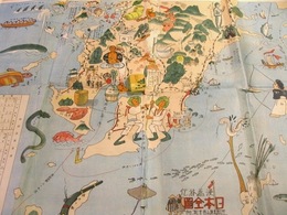 古地図 『漫画旅行 日本全図 第四図』
