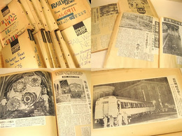 昭和４０年代の鉄道関係新聞記事切り抜きスクラップ　３１冊セット