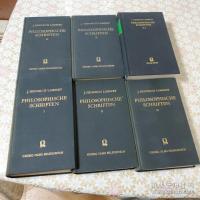 Johann Heinrich Lambert Philosophische Schriften 存6冊
 ヨハン・ハインリヒ・ランベルト哲学著作集 