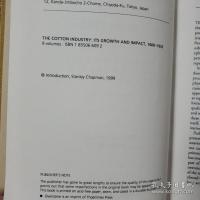 The Cotton Industry: Its Growth and Impact, 1600-1935 全9冊揃
 綿花産業：その成長と影響、1600-1935年