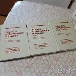 A century of mathematics in America 全3冊揃 History of mathematics
 アメリカ数学百年
