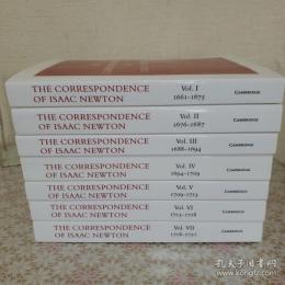 The correspondence of Isaac Newton  全7冊揃
 アイザック・ニュートン書簡集 