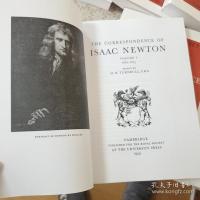 The correspondence of Isaac Newton  全7冊揃
 アイザック・ニュートン書簡集 