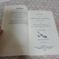 The Philosophy of the Inductive Sciences: Founded Upon Their History 
全2冊揃 ウィリアム・ヒューウェル