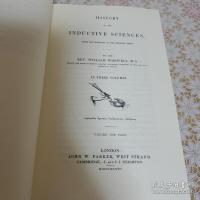 History of the Inductive Sciences: From the Earliest to the Present Times
全3冊揃 ウィリアム・ヒューウェル