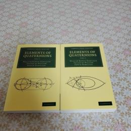William Rowan Hamilton：Elements of Quaternions 全2冊揃
 ウィリアム・ローマン・ハミルトン 四元数講義
