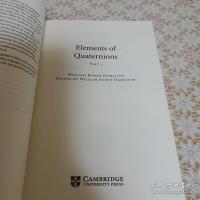 William Rowan Hamilton：Elements of Quaternions 全2冊揃
 ウィリアム・ローマン・ハミルトン 四元数講義