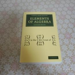 Elements of Algebra : Leonard Euler 
 レオナルド・オイラー 代数学原論