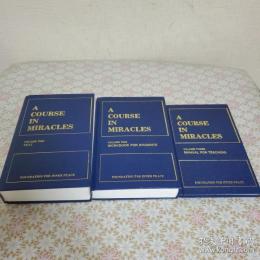 A Course in Miracles  全3冊揃　奇跡のコース