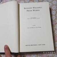 Richard Wagner's Prose Works 全8冊揃
 英文 リヒャルト・ワーグナーの散文作品集
