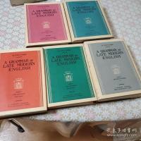 A Grammar of Late Modern English  全5冊揃
 後期近代英語