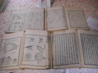 全體新論譯解 天地人3冊全、全體新論 乾坤2冊全 　5冊