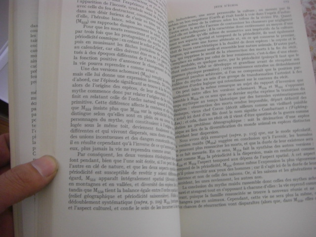 仏語 Claude Levi-Strauss Mythologiques 全4冊揃 クロード