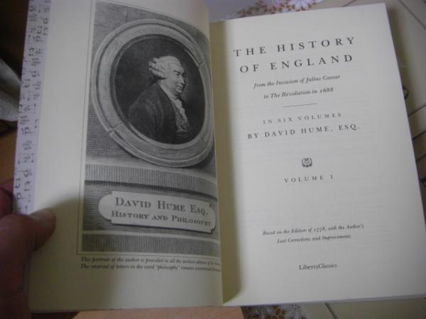 The history of England 6冊揃 デイビット・ヒューム イングランド史
