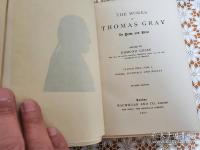 The works of Thomas Gray in prose and verse 全4冊揃
トマス・グレイ詩集