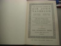 The complete works of Sir John Vanbrugh 全4冊揃
ジョン・ヴァンブラ作品集