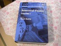 Behavioral finance 3冊揃
The international library of critical writings in financial economics