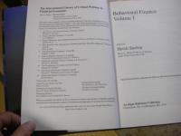 Behavioral finance 3冊揃
The international library of critical writings in financial economics