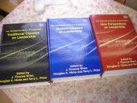 The international library of leadership  全3冊揃
Traditional classics on leadership、Modern classics on leadership、New perspectives on leadership