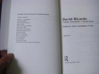 David Ricardo : critical assessments - second series Ⅴ-Ⅶ巻 3冊揃
Critical assessments of leading economists