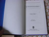 Questionnaires 4冊揃
Sage benchmarks in social research methods series