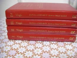 Virgil : critical assessments of classical authors 4冊揃 Publius Vergilius Maro 