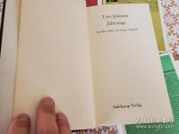 Jahrestage : aus dem Leben von Gesine Cresspahl 4册全＋Kleines Adreßbuch für Jerichow und New York  ウーヴェ・ヨーンゾン