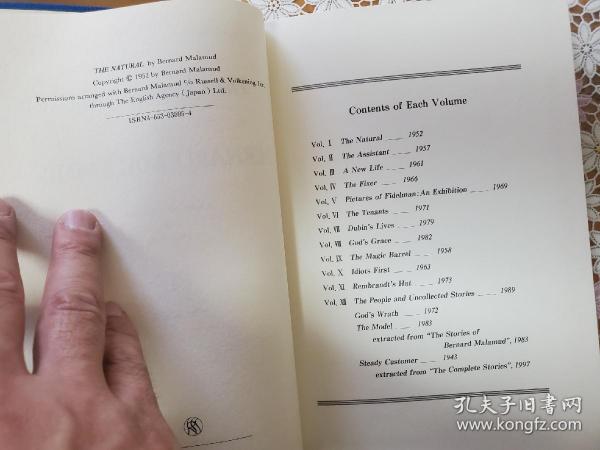 4冊セット Bernard Malamud バーナード・マラマッド 作品集 The complete works of Bernard Malamud 全12冊揃 バーナード