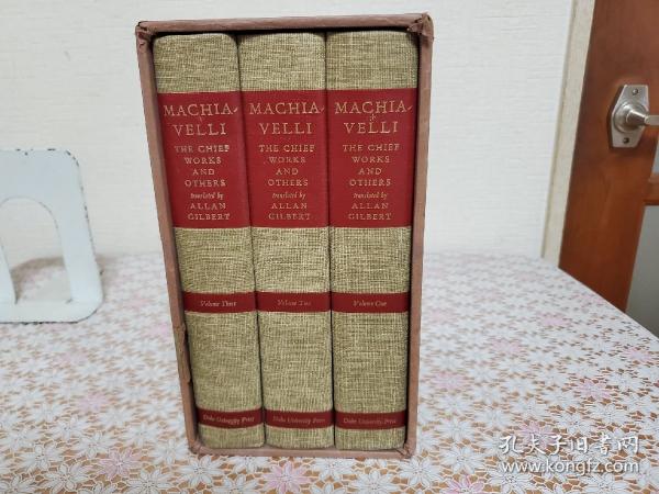 Machiavelli The chief works and others 全3冊揃 ニッコロ