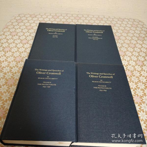 The writings and speeches of Oliver Cromwell 全4冊揃