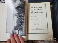 Abraham Lincoln : the war years 全4冊揃 
 エイブラハム・リンカーン戦争時代