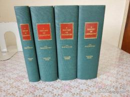 J.R. Partington  A history of chemistry 全4冊揃
 ジェームズ・リディック・パーティントン 化学の歴史
