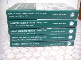 Early English stages 1300 to 1660 全5冊揃
14世紀から1660年までのイギリスの演劇と舞台の発展について
