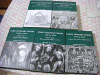 Early English stages 1300 to 1660 全5冊揃
14世紀から1660年までのイギリスの演劇と舞台の発展について
