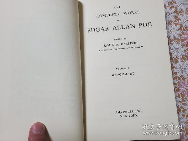 The Complete Works of Edgar Allan Poe 全17冊揃 エドガー・アラン