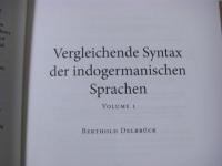 Vergleichende Syntax der indogermanischen Sprachen 全3冊揃
独文 インド・ヨーロッパ語族の比較統語論

