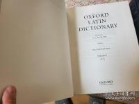 Oxford Latin dictionary 全2冊揃 2nd ed 
 オックスフォードラテン語辞典