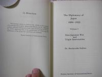 The Diplomacy of Japan, 1894-1922 全3冊揃
 鹿島 守之助 日本の外交

