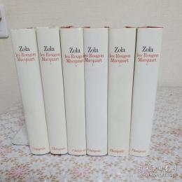 Émile Zola ：Les Rougon-Macquart 全6冊揃 
 エミール・ゾラ ルーゴン＝マッカール叢書