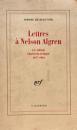 Lettres à Nelson Algren　Simone de Beauvoir　シモーヌ・ド・ボーヴォワール