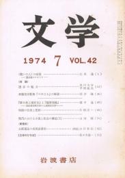 「文学」　第42巻7号　1974年7月号　