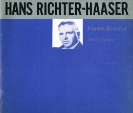 HANS RICHTER-HAASER ハンス・リヒター＝ハーゼル　日本公演パンフレット