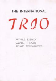 THE INTERNATIONAL TRIO　ザ・インターナショナル・トリオ　三重奏団演奏会　日本公演パンフレット