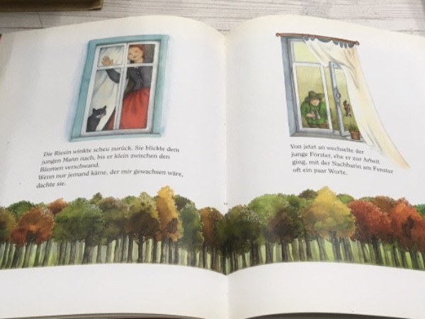 Die Riesin (巨人) ドイツ語絵本(Eveline Hasler Renate Seelig