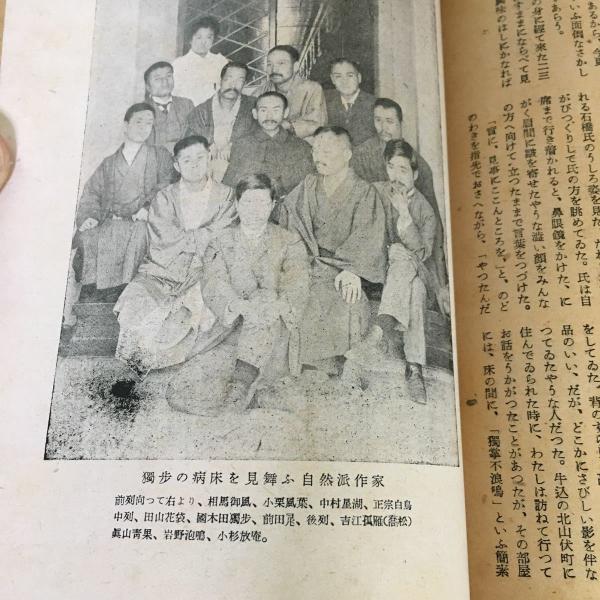 明治大正文学研究』昭和24年季刊第1号 東京堂 「自然主義文学」特集 