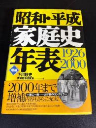 昭和・平成家庭史年表 : 1926→2000