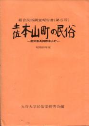 土佐本山町の民俗 : 高知県長岡郡本山町