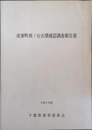 成東町西ノ台古墳確認調査報告書