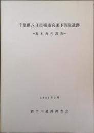千葉県八日市場市宮田下泥炭遺跡 : 独木舟の調査
