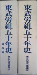 東武労組五十年史　本篇　資料編　2冊